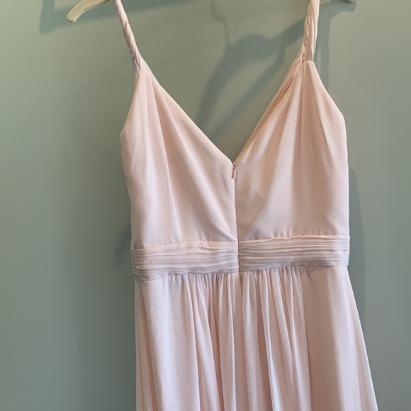 Blush bridesmaids dress worn once for wedding- would be great for parties - Picture 5 of 6